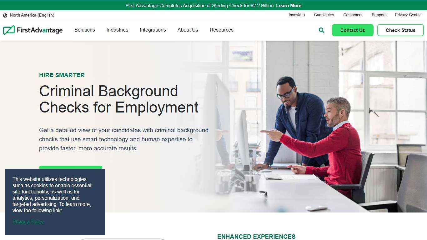 Criminal Background Checks | First Advantage North America